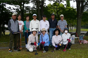 五個荘石川町自治会 グラウンドゴルフ
